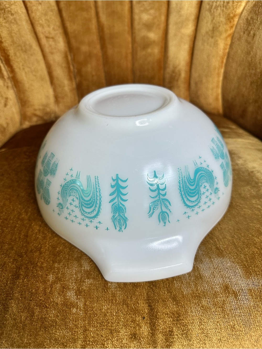 Vintage Pyrex Amish Butterprint 443 Cinderella Mixing Nesting Bowl 2.5 Qt - Picture 12 of 12